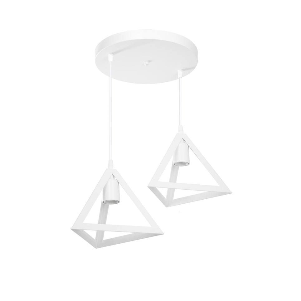 Heronia GIZA/2 WHITE PENDEL 2L ΚΡΕΜΑΣΤΟ PLASTIC