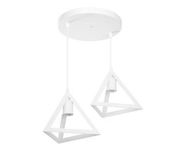 Heronia GIZA/2 WHITE PENDEL 2L ΚΡΕΜΑΣΤΟ PLASTIC