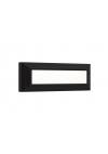 Heronia Φωτιστικό επιτοίχιο πλαφονιέρα HER-08 BLACK LED εξωτερικού χώρου