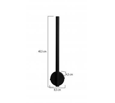 Heronia LED LINE -B- AP 35cm BLACK ΑΠΛΙΚΑ ΙΣΙΑ ΟΡΘΙΑ