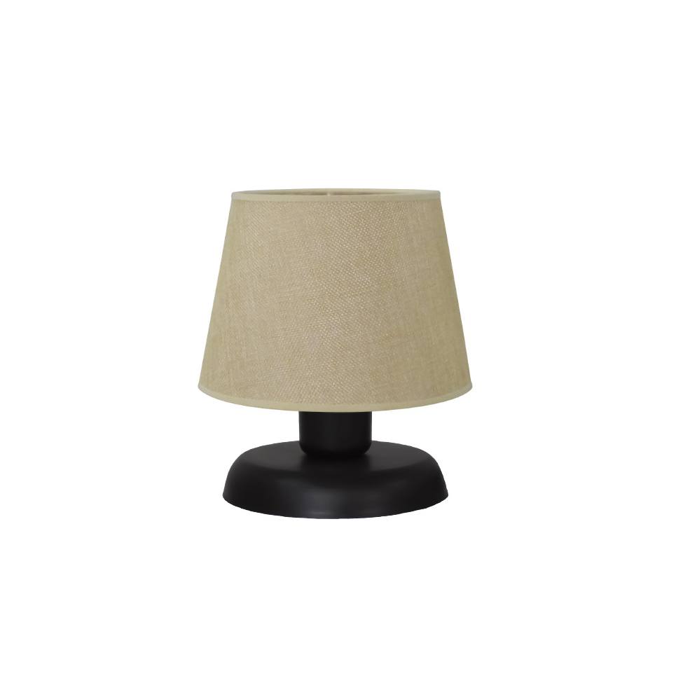 Heronia ΠΟΡΤΑΤΙΦ ΚΩΝΙΚΟ ΑΜΠΑΖΟΥΡ TL-08 Ø20 ΜΠΕΖ-BLACK Ε/27