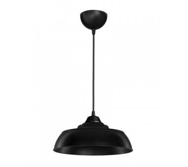 Heronia Κρεμαστό φωτιστικό PUBLIC 1/L NEW BLACK ΚΡΕΜΑΣΤΟ ΠΛΑΣΤΙΚΟ