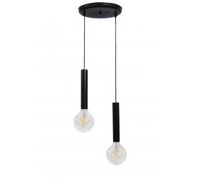Heronia S-42PENDEL 2/L BLACK ΚΡΕΜΑΣΤΟ ΣΩΛΗΝΕΣ
