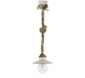 Heronia LP-150Κ -S- ROPE-ΜΙΧ WHITE-BRONZE ΚΡΕΜΑ
