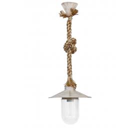 Heronia SLP-651K ROPE MIX-WH-BR ΚΡΕΜΑΣΤΟ ΤΑΜΠΛΑΣ-ΒΙΔΩΤΟ ΓΥΑΛΙ ΘΥΕΛΗΣ ME ΣΧΟΙΝΙ