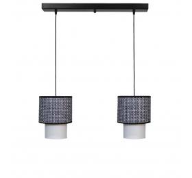 Heronia HK-10 RAGA 2L BLACK-WHITE ΟΡΟΦΗΣ ΚΑΠΕ΄ΛΑ