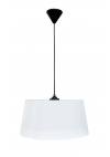 Heronia DRUM 1L BL-WHITE Φ35 PENDEL ΚΡΕΜΑΣΤΟ ΠΛΑΣΤΙΚΟ Ε/27