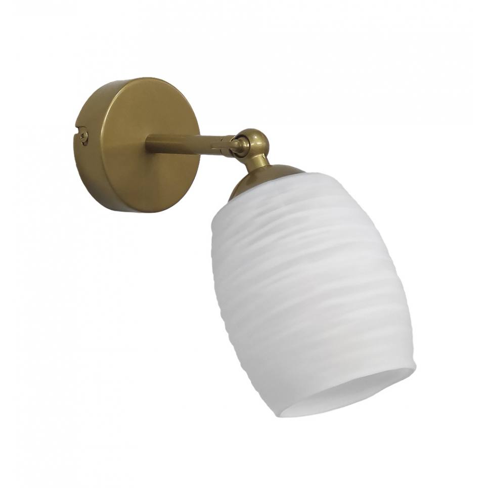 Heronia BARREL/AP KEY GOLD-WHITE ΑΠΛΙΚΑ ΓΥΑΛΙ E/27
