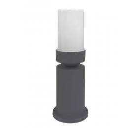 Heronia D-06EB GREY Δαπέδου/εδάφους ψηλό φωτιστικό Ε/27 γκρί