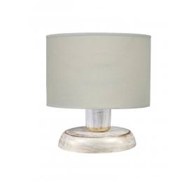 Heronia ΠΟΡΤΑΤΙΦ ΚΥΛΙΝΔΡΙΚΟ ΑΜΠΑΖΟΥΡ TL-08 Ø20 WH-BR/KΡEM  Ε/27