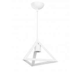 Heronia Κρεμαστό φωτιστικό GIZA 1L WHITE PLASTIC E/27