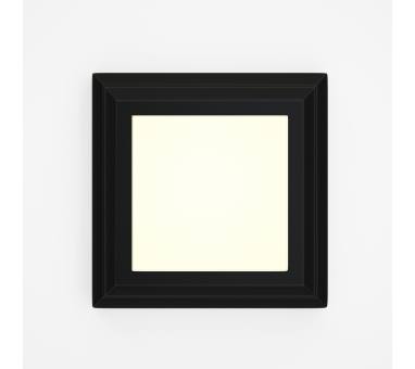 Heronia Φωτιστικό επιτοίχιο πλαφονιέρα HER-09 LED BLACK εξωτερικού χώρου