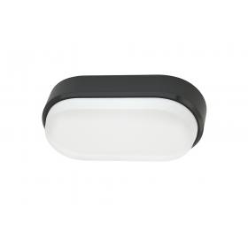 Heronia Φωτιστικό επιτοίχιο χελώνα HER-12 LED BLACK εξωτερικού χώρου