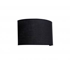 Heronia HR-03AP OVAL ΜΑΥΡΟ ΑΠΛΙΚΑ ΤΟΙΧΟΥ