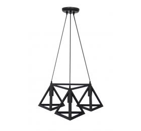 Heronia GIZA 3/L TRIANGLE BLACK PLASTIC-METAL ΚΡΕΜΑΣΤΟ