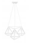 Heronia GIZA 3/L TRIANGLE WHITE PLASTIC-METAL ΚΡΕΜΑΣΤΟ