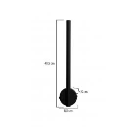 Heronia LED LINE -B- AP 35cm BLACK ΑΠΛΙΚΑ ΙΣΙΑ ΟΡΘΙΑ