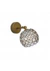 Heronia Φωτιστικό τοίχου σπαστό CHRIS/AP KEY BRONZE