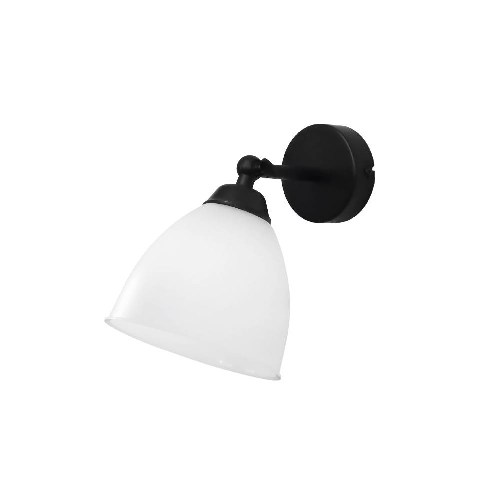Heronia Φωτιστικό τοίχου σπαστό OVO/AP KEY BL-WH