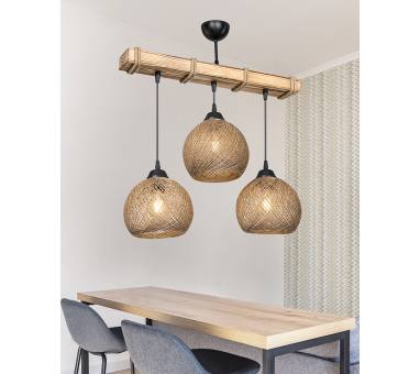 Heronia SILK/3L WOOD NATURAL ΚΡΕΜΑΣΤΟ