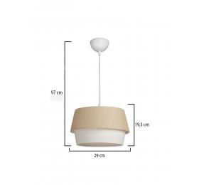 Heronia HKP-100 Φ30 ΜΠΕΖ/ΚΡΕΜ 1/L ΔΙΠΛΟ ΚΡΕΜΑΣΤΟ ΑΜΠΑΖΟΥΡ