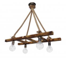Heronia SKALA/4L ROPE UT-BR ΚΡΕΜΑΣΤΟ ΞΥΛΙΝΟ