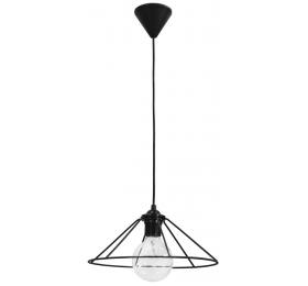 Heronia Φωτιστικό μεταλλικό FUN-350/24 1L PENDEL BLACK