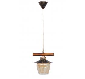 Heronia R-98CABLE WOOD 1/L BRONZE ΚΡΕΜΑΣΤΟ ΞΥΛ.ΓΥΑΛΙ ΜΕΛΙ ΜΕ ΤΑΜΠΛΑ