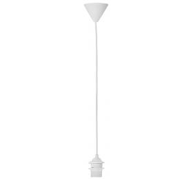 Heronia ΑΝΑΡΤΗΣΗ Ε/27 WHITE PENDEL ΡΟΔΕΛΑ ΚΡΕΜΑΣΤΟ