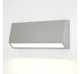 Heronia Φωτιστικό επιτοίχιο HER-03 LED GREY IP65 εξωτερικού χώρου
