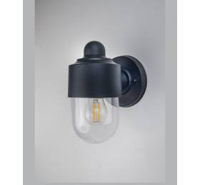 Heronia LP-210 BLACK Επιτοίχιο εξωτερικού χώρου