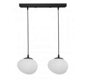 Heronia Φωτιστικό /οροφής ανισόπεδο GL-800/2L RAGA BL-WHITE VOTSALO