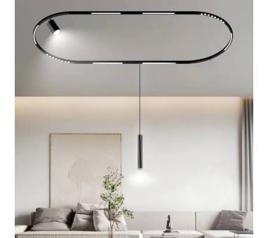 Inlight Γραμμικό φωτιστικό LED 12W 3CCT για Curved μαγνητική ράγα σε μαύρη απόχρωση D:34x2,2x2,5cm (TMC0041-Black)