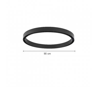 Inlight Curved Μαγνητική ράγα μαύρη 90cm (TRC001)