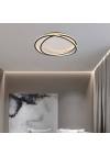 Inlight Πλαφονιέρα οροφής LED 76W 3CCT σε μαύρη απόχρωση D:50x12cm (42037-Black)