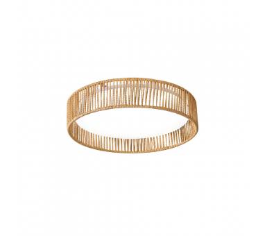 Inlight Πλαφονιέρα οροφής LED 45W 3CCT (by switch on base) από σχοινί και ακρυλικό D:53cm (42039-A)