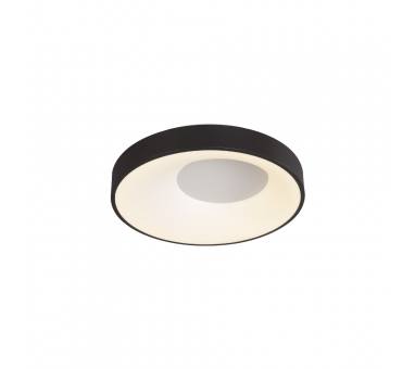 Inlight Πλαφονιέρα οροφής LED 36W 3CCT από μαύρο μέταλλο και ακρυλικό D:48x9cm (42040-Black)