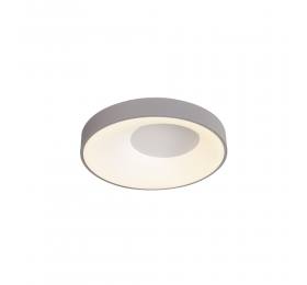 Inlight Πλαφονιέρα οροφής LED 36W 3CCT από γκρί μέταλλο και ακρυλικό D:48cm (42040-Grey)