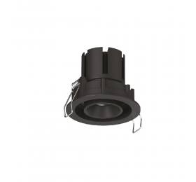 Inlight Downlight σποτ 7W 3CCT σε μαύρη απόχρωση (X00230B)