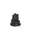 Inlight Downlight σποτ 10W 3CCT σε μαύρη απόχρωση (X00250B)