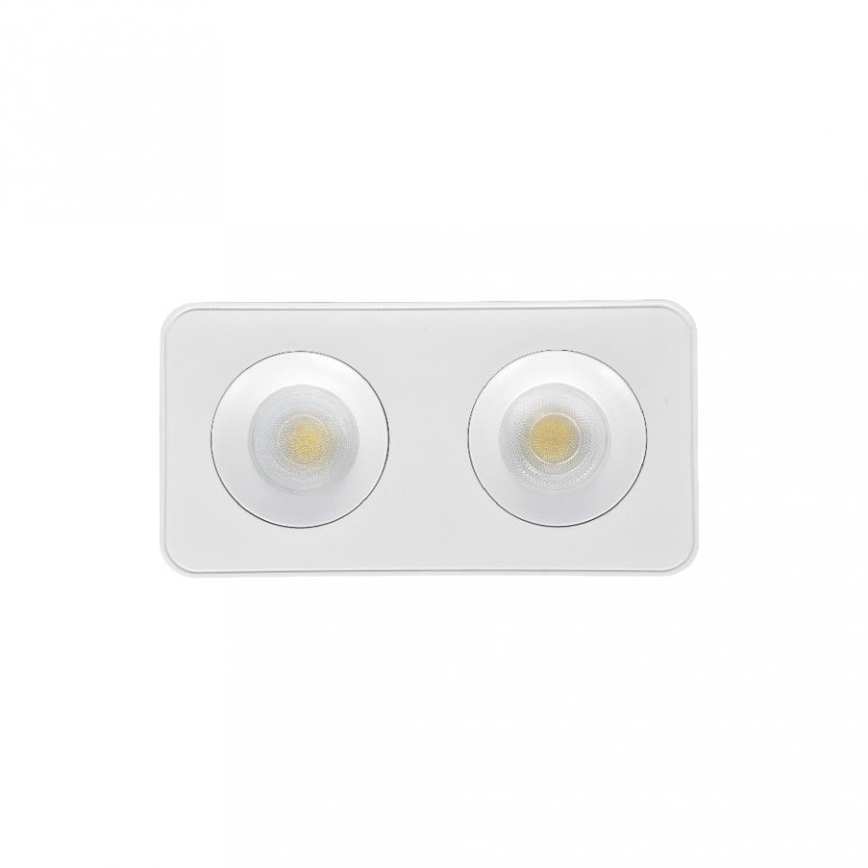 Inlight Downlight Mounted σποτ 2*8W 3CCT σε λευκή απόχρωση (X00270W)
