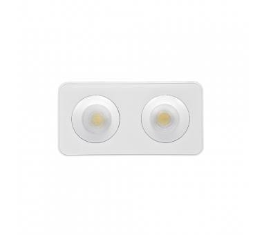 Inlight Downlight Mounted σποτ 2*8W 3CCT σε λευκή απόχρωση (X00270W)