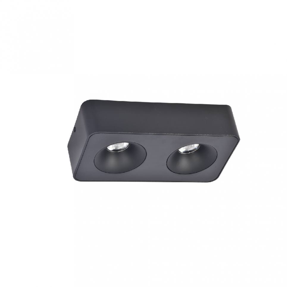 InLight Downlight Mounted σποτ 2*8W 3CCT σε μαύρη απόχρωση (X00270B)