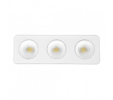 Inlight Downlight Mounted σποτ 3*8W 3CCT σε λευκή απόχρωση (X00280W)