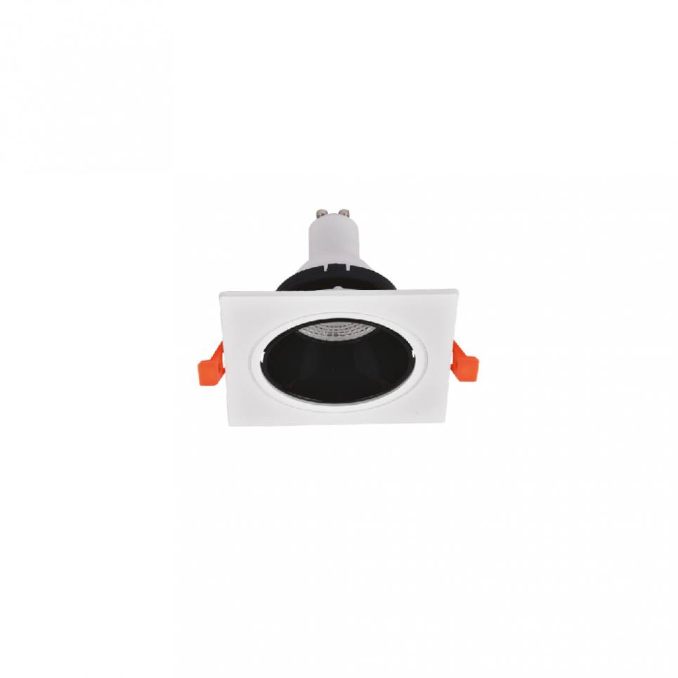 Inlight Downlight σποτ GU10 σε λευκή και μαύρη απόχρωση (X00320WB)