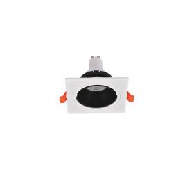 Inlight Downlight σποτ GU10 σε λευκή και μαύρη απόχρωση (X00320WB)