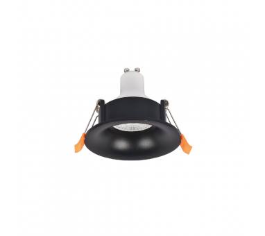 Inlight Downlight σποτ GU10 σε μαύρη απόχρωση (X00340B)