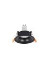 Inlight Downlight σποτ GU10 σε μαύρη απόχρωση (X00340B)
