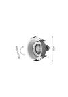 Inlight Downlight σποτ GU10 σε λευκή απόχρωση (X0010-White)