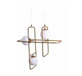 Home Lighting SE 133-3PS ATHEN PENDANT LAMP BRUSHED BRASS 1A4